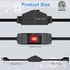 Nineleaf 2 Pack Weatherproof Outdoor 10A 2 Way Dual Light