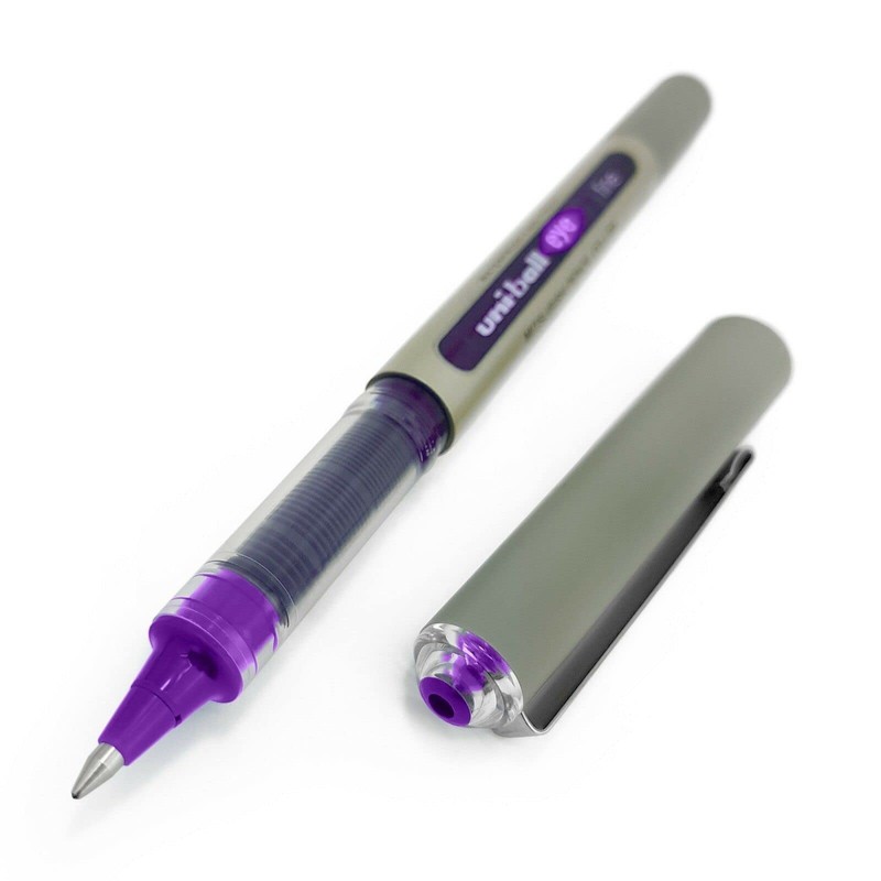 uni-ball Eye UB-157 0.7mm Rollerball Pen - Purple Ink (Pack