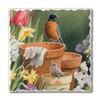 Thirstystone Gardening Friends Single Tumbled Tile Stone Coaster with Protective