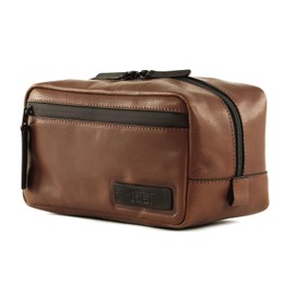 Jost Malmö Leather Toiletry Bag 22 cm, Cognac