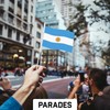 G128 24 Pack Handheld Argentina Argentinian Stick Flags | 4x6