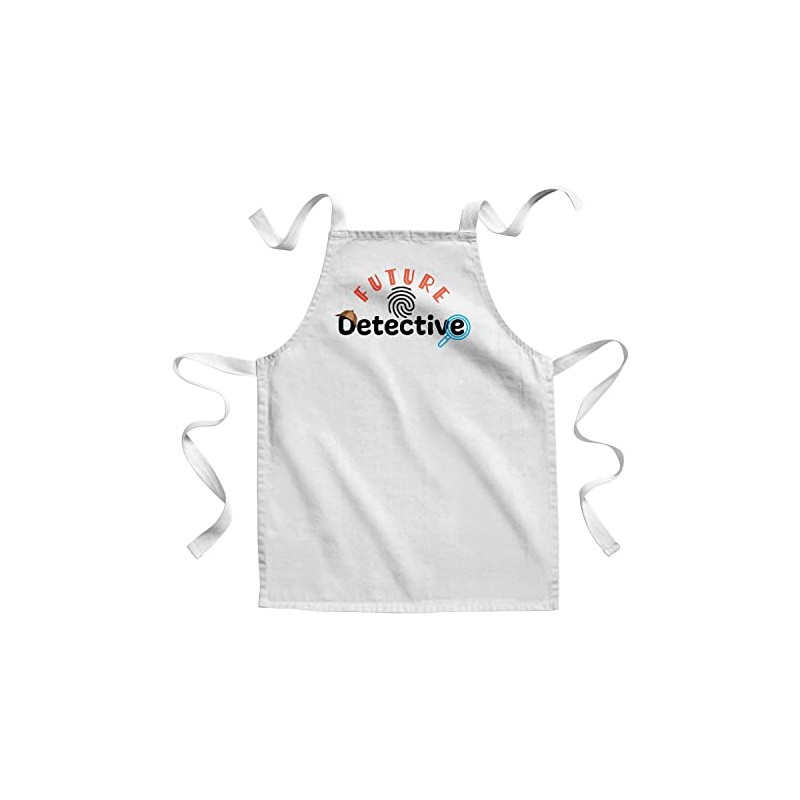 Fabulous Children's Kitchen Apron - Painting Future Detective Detective Work