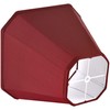 GO&SO Set of 2 Burgundy Bell Lamp Shades Fabric Lampshade,