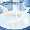 Hordion Plastic Spigot Replacement Cooler Faucet, 2 Sets Water Jug