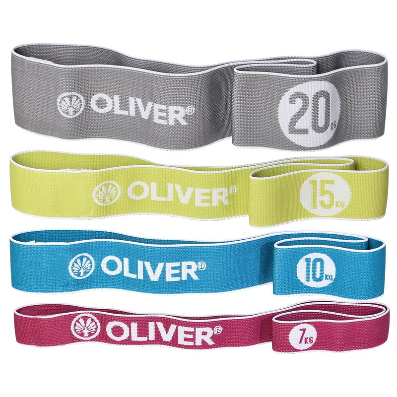OLIVER Tex-O Resistance Band 4 Resistances Light to X-Strong Booty