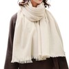 RIIQIICHY Women's Scarf, Large Scarf, Stole, Wedding, Solid, Thick, Warm,