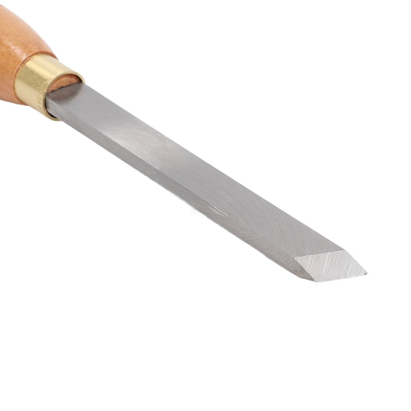 Skew Chisel HSS Lathe Turning Tool Ergonomic Beech Handle Lathe