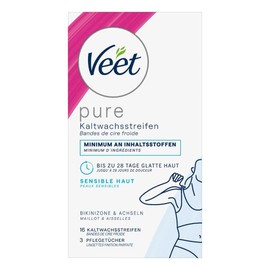 VEET Cold Wax Stripes Bikini Zone & Armpits Pack of 16