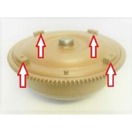 4 Pack Torque Converter/Flex Plate Bolts Compatible with Chrysler A904 A727 A-518 TF-8 TF-6 Screws B-61K-4