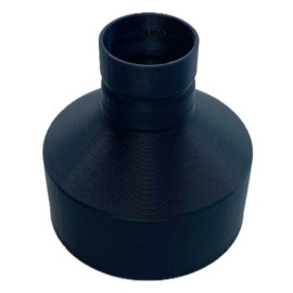 Maker Fixer Male Dust Extraction Adaptor Compatible with DeWalt AirLock, 100mm OD Outer Diameter, Various Sizes (Male OD 100mm (4"))