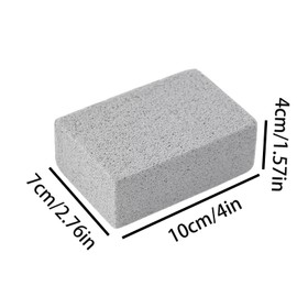 ZIXIANGKEJI 4pcs Grill Brick Griddle Stone Griddle Cleaning Brick Block Heavy Duty Grill Stone Cleaning Bricks with 1 Handle for Blackstone Griddle Accessories Flat Top Brick(K56-4)