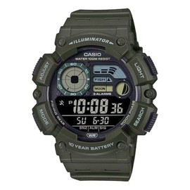 Casio Watch WS-1500H-3BVEF, Green, Strap.