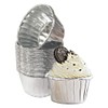 ANCLLO 50Pcs Party Hippo Cupcake Cups Foil Muffin Liners Gold