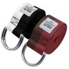 Yoga Strap Premium Athletic Stretch Band with Adjustable Metal D-Ring