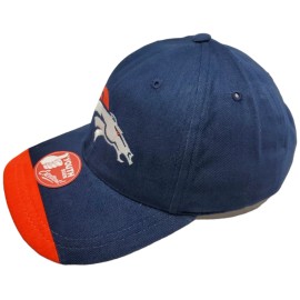 American Needle Denver Broncos Youth Snapback Logo Block 2-Tone