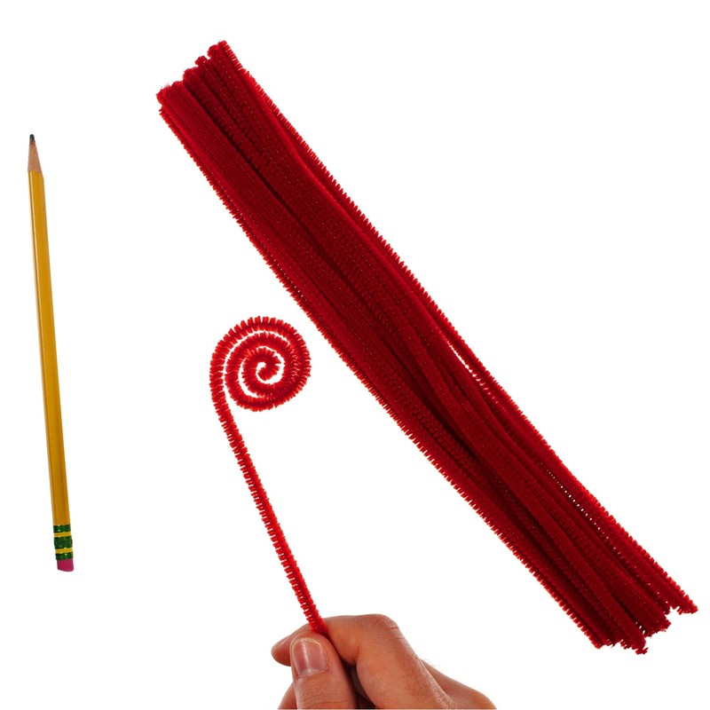 Craft County Chenille Pipe Cleaners – 100 Pack Arts &