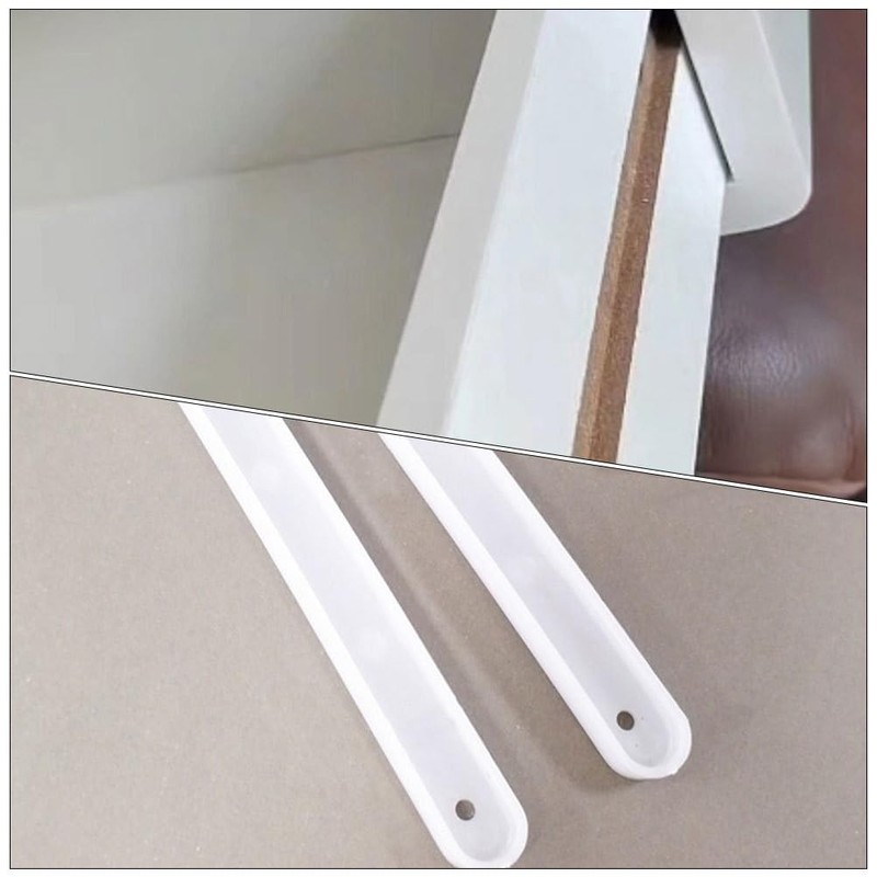 Uonlytech Cabinet Drawer Slides, 1 Set Drawer Guide Slides Furniture