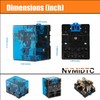 NVMIDTC JQX-62F-2Z DC 12V 80A Electromagnetic Relay Set with Ring