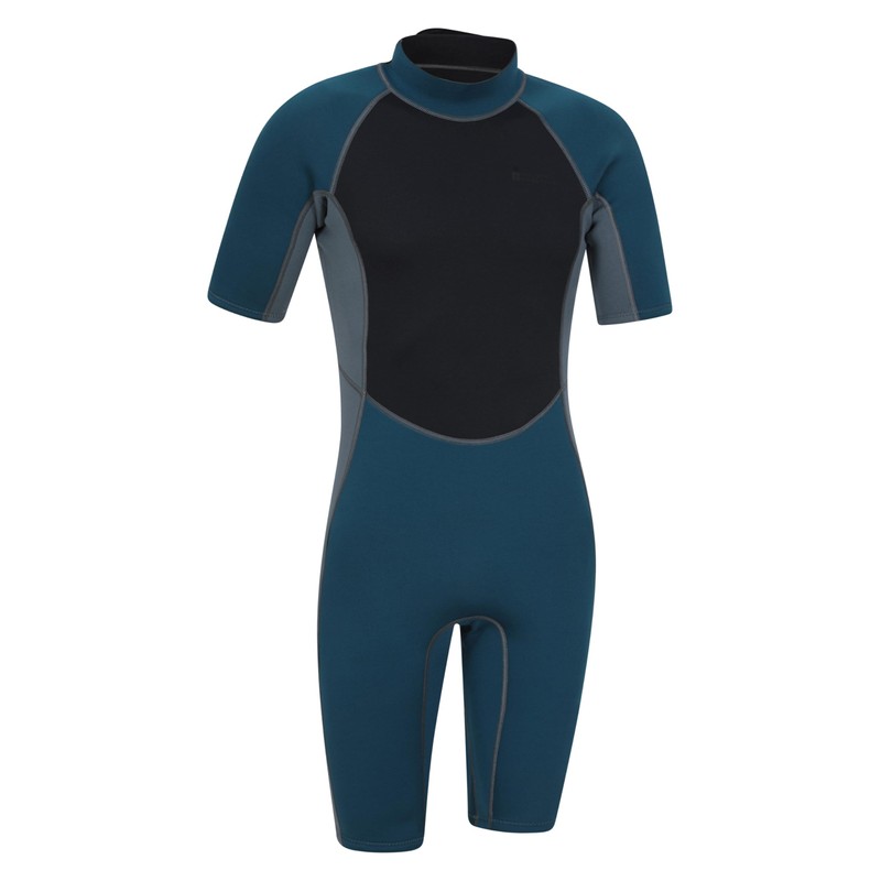 Mountain Warehouse Shorty Mens Wetsuit – 2.5mm Thickness, Neoprene Contour