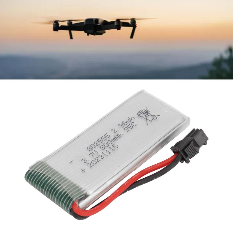 Drone Battery 800mAh 3.7V 25C Quadcopter Lithium Battery With SM