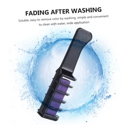 Healvian 10pcs Disposable Hair Dye Comb Temporary Coloring Comb for Boys and Girls Quick Drying Easy Clean Random Colors for Home Salon Use