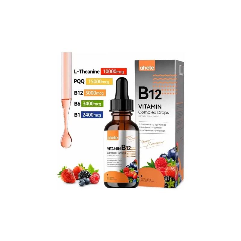 Vitamina B12 Gotas Líquidas Complejo Sublingual