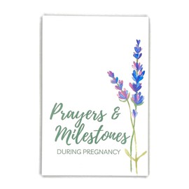 Pregnancy Prayer Cards, Weekly Prayer & Milestone Cards for Expecting Mother, Congratulations Gift for First Time Mom, Pregnancy Must Haves First Trimester Essentials for Mom to Be