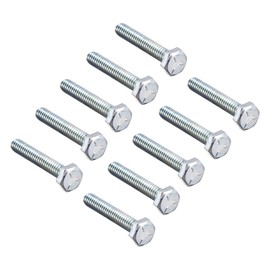 sourcing map Hex Head Screw Bolts Carbon Steel 1/4"-20x1-1/2" Fastener Grade 5 UNC 10pcs