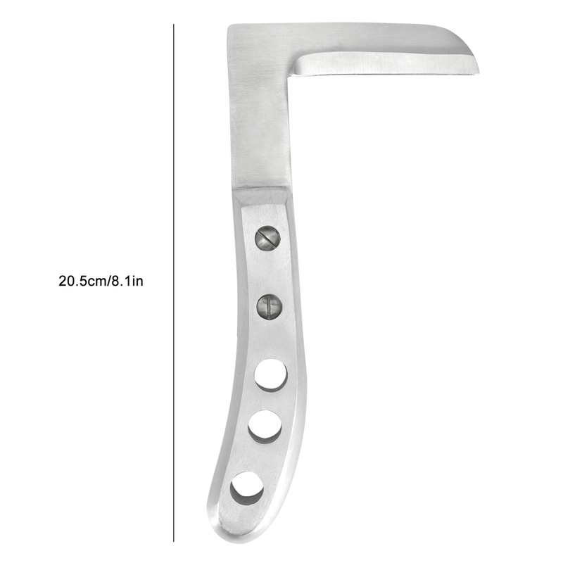 Portable L Shape Hoof Knife Trimming Tool for Cattle Horse