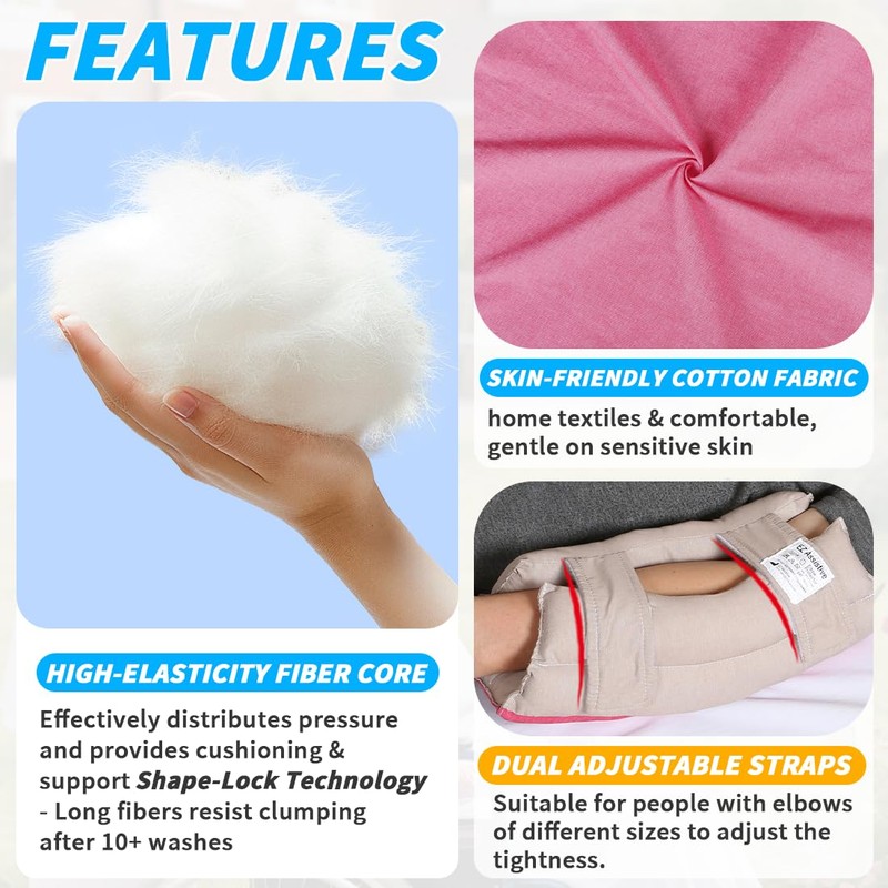 EZ Assistive Elbow Pads Elbow Protectors for Elderly and Bedridden