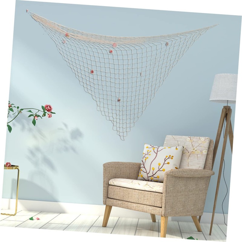 CORHAD Fishing Net Wall Hanging Decorative Fish Net Nautical Themed