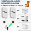 Acmerota 16 Pack Cat Fountain Filter Replacement for Petlibro Water
