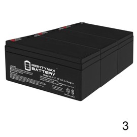 ML3-12 - 12 Volt 3 AH SLA Battery - Pack of 3