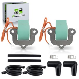 partszen Ignition Coil for OMC Evinrude Johnson Outboard 50-135 HP 502890 584632 582160 Early 1970s Sierra 18-5194,2-Pack ZF299V