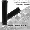 TOPCABIN Bike Handlebar Grips,Short Mini Bicycle Handlebar Grips Two-Color Rubber