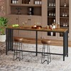 YATINEY 70.9" Bar Table, Long Counter Bar Height Table, Rectangular