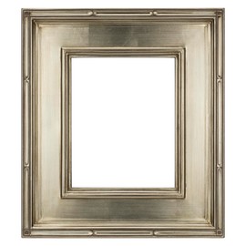 Creative Mark Museum Plein Aire Ornate Picture Frame - 12x16 - Silver Leaf - Pack of 1, High-End Antique Style Frames - Open Back with No Glass or Backing