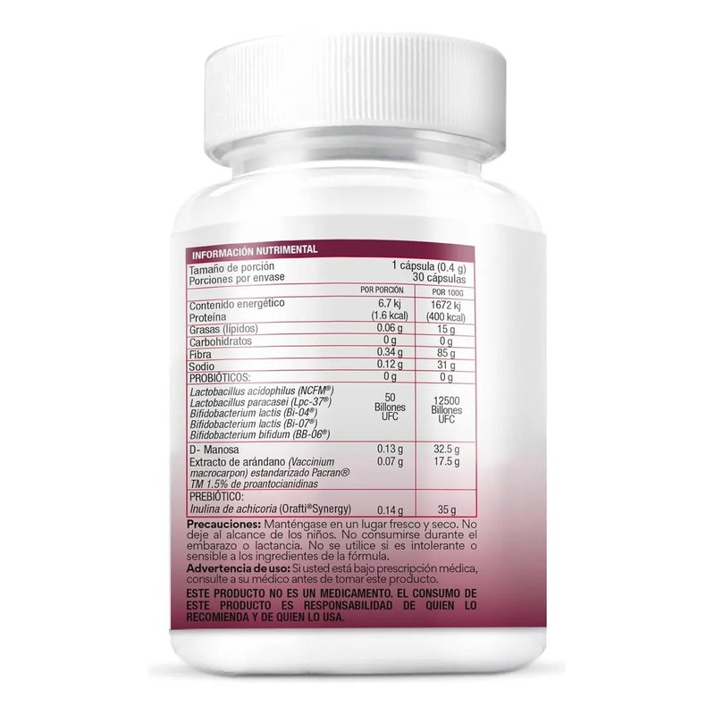 Bio B Probióticos Women 50 Billones Extracto De Arándano Cepas