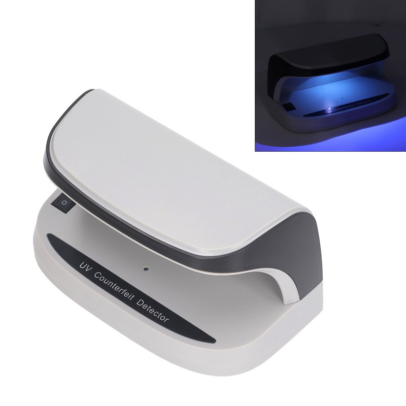 UV Counterfeit Bill Money Detector Automatic On Off Currency Detector