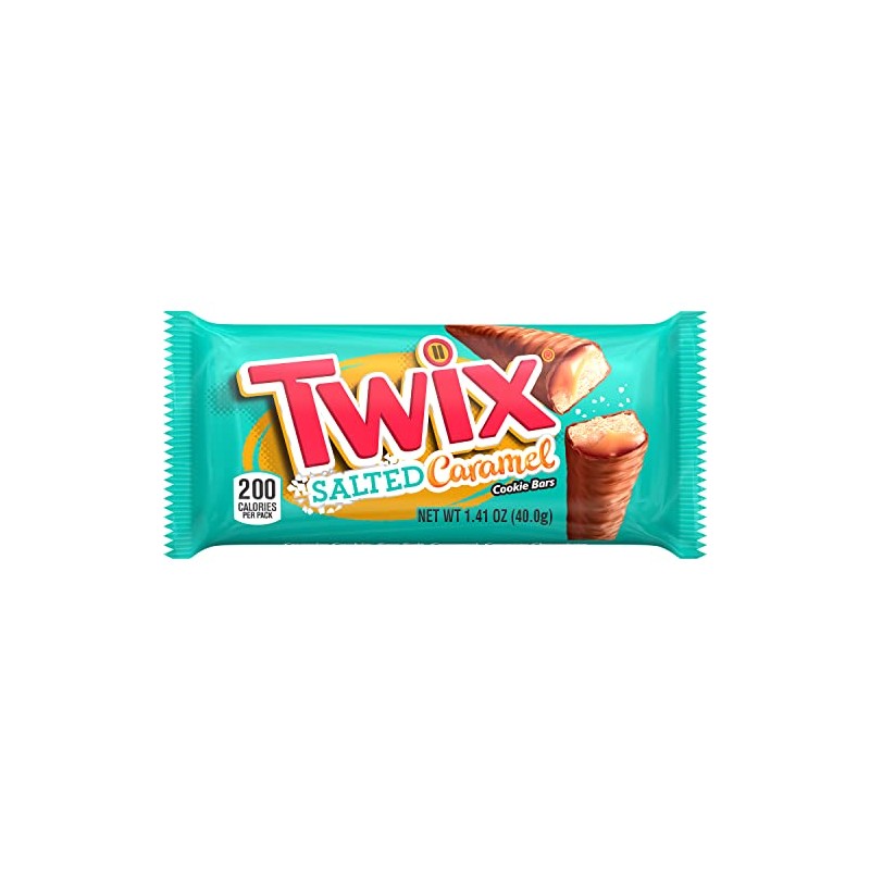 TWIX Full Size Salted Caramel Chocolate Cookie Bars, 28.2oz/20ct