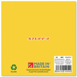 Giraffe Birthday Cards for Her Him - Party Animals Pyramid - Happy Birthday Card for Mum Dad Brother Sister Auntie Uncle Cousin Friend Family Colleague 145mm x 145mm Bday Greeting Cards