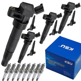 KSU Coil pack Spark Plug compatible with Kia Borrego 4.6L V8 2009 2010 2011