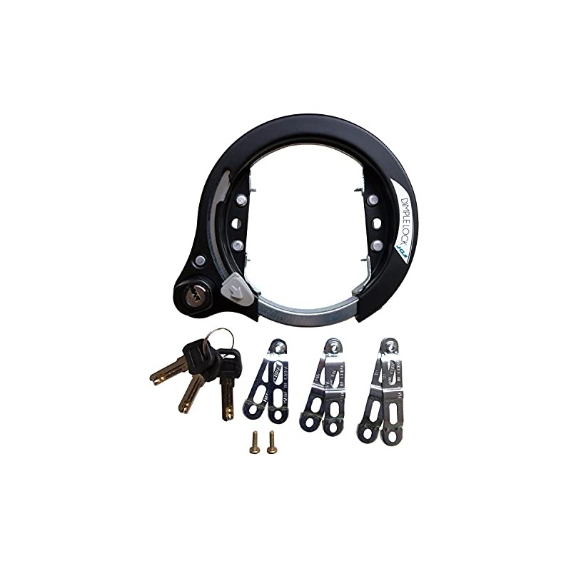 J&C JC-055CLB BK Dimple Ring Lock, Black