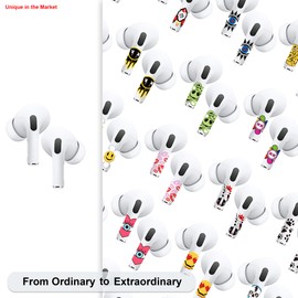 RockMax for AirPods 4 Skin，Black Cat Paw Decal Sticker for Air Pods 4th Gen, Compatible with AirPod 4 Case 2024, Durable Tattoo Wrap, Easy to Apply