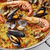 Carmencita. Seafood Paella. Dehydrated Broth with Saffron. Hotel size. 750g