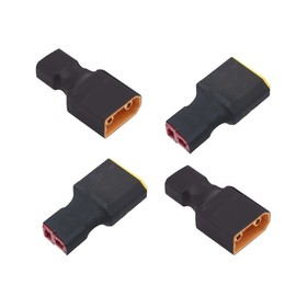 4pcs Deans T-Plug Female Connector to XT90 Male Connector No Wire Adapter for RC Lipo NiMH Battery Charger