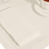 Linen Heart - 100% Ajour Linen Napkin Cream White (47x45cm)