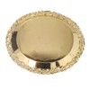 Round Decorative Dinner Plate Stainless Steel Storage Tray for Jewelry