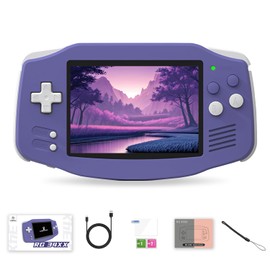 RG34XX Handheld Game Console 3.4-Inches 720*480 IPS Screen Built-in 32G+128G TF Card Video Gaming Consoles 3500mAh Lithium Battery Supports Multiple Simulators Casual RG34XX Game Console(Purple)