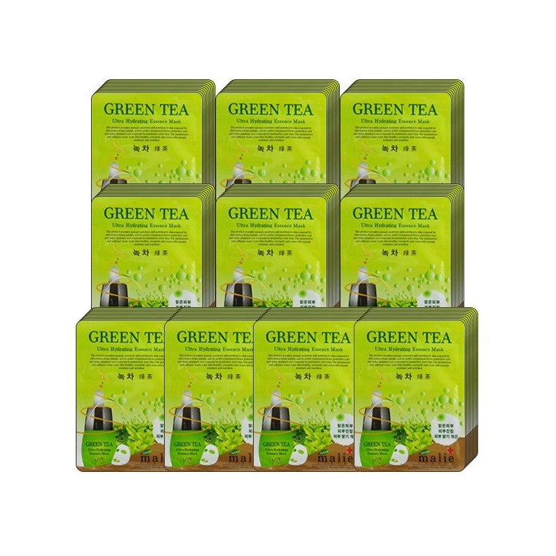 Marie Green Tea Mask Pack 100 Sheets / Green Tea